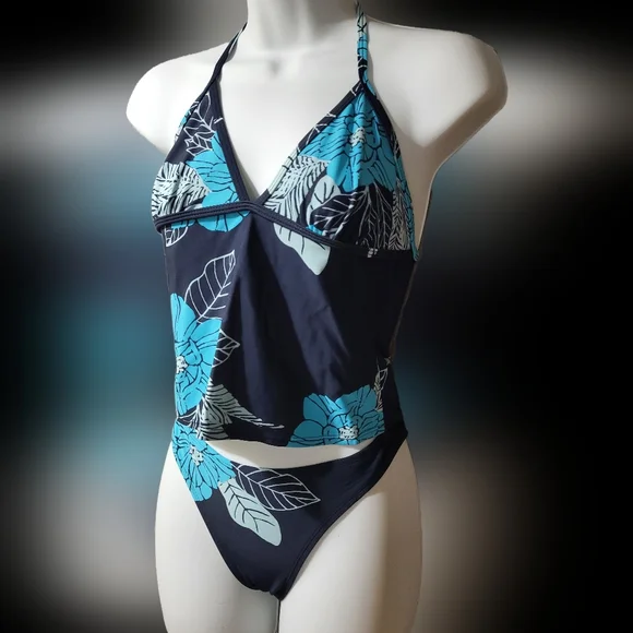 Old navy Women's Tankini Swim Two 2 Piece Tankini Setsz M.. 2 sets of bottoms - Picture 2 of 9